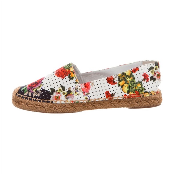 💯 Dolce & Gabbana floral espadrilles - EUC - Picture 2 of 5